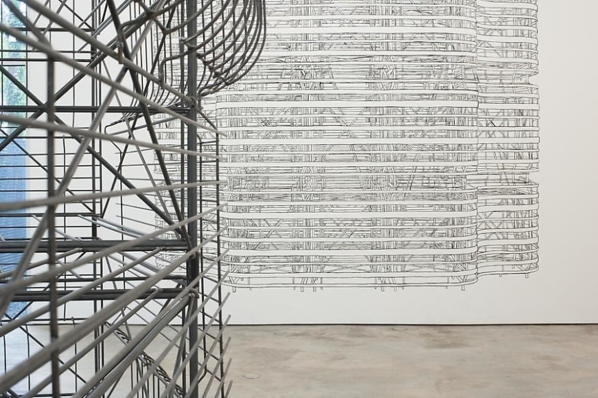 Pablo Siquier, Structure, Installation view, 2013.