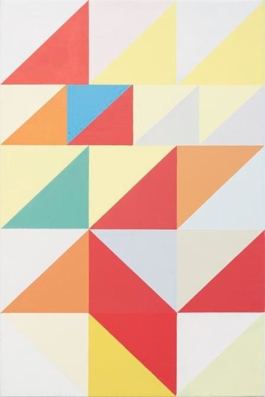 John Sparagana, Breather #7, 2016. Oil on linen over wood panel, 36 x 24 in.