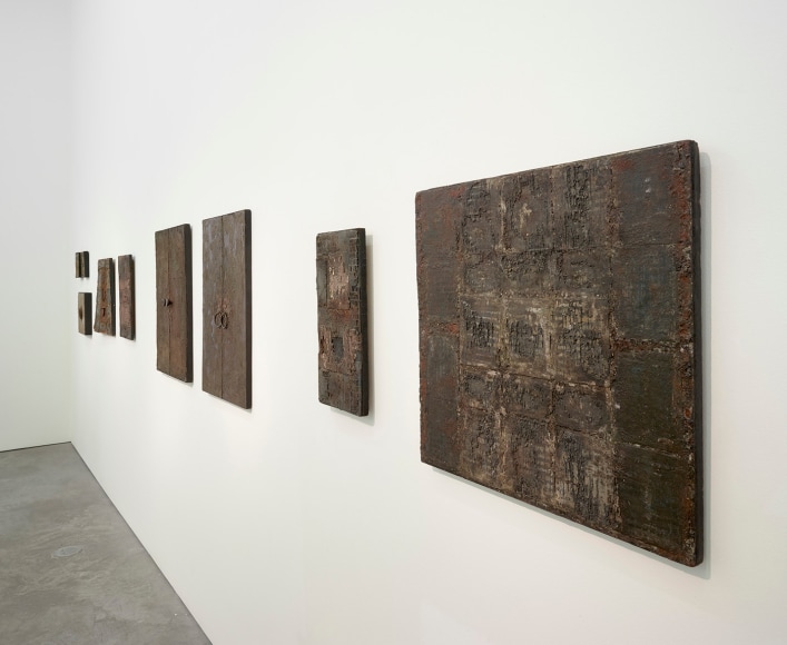 Installation view of Elsa Gramcko: The Invisible Plot of Things at Sicardi Ayers Bacino, 2022.