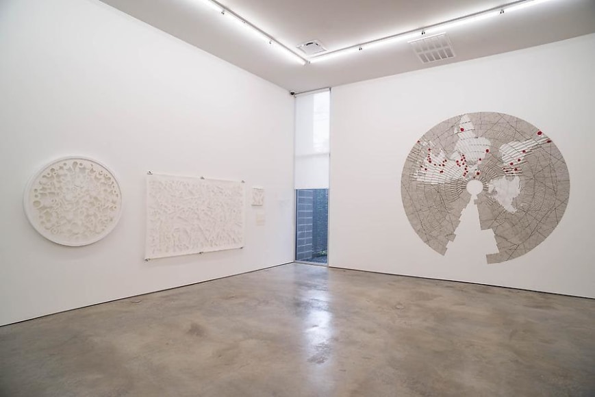 Miguel Angel R&iacute;os, Folding Borders, Installation view, 2013.