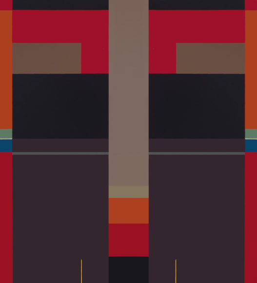 Fanny San&iacute;n,&nbsp;Acrylic No. 2, 2015,&nbsp;2015,&nbsp;Acrylic on canvas,&nbsp;44 x 40 in. (111.8 x 101.6 cm.)