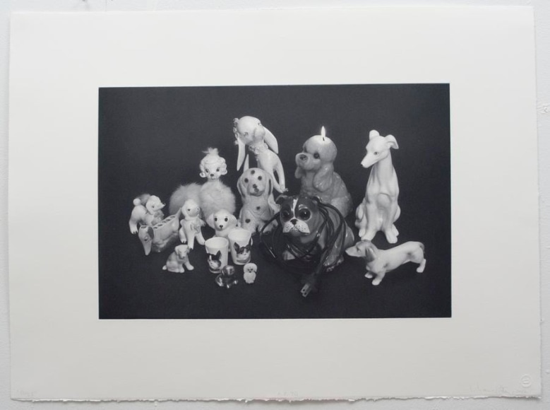 Liliana Porter, Dogs, 2012. Photo polymer gravure, 22 in. x 30 in.