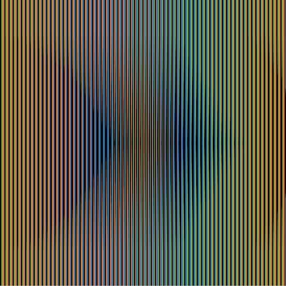 Inducci&oacute;n Crom&aacute;tica S B, 2012, Chromography on aluminum, Edition 1/3, 47&quot; x 47&quot; / 120 x 120 cm