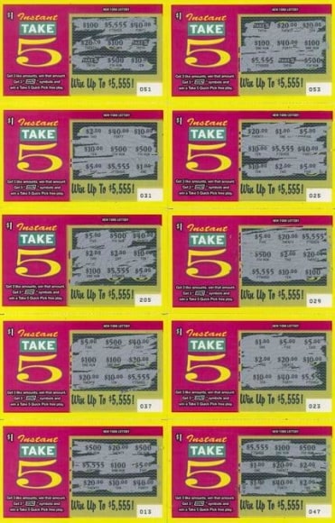 Lorenzo Bueno, Spent $10, Won $12, Lost $3 from the series Take Five, 2014. Mixed media, 12 1/2 in. x 8 in.