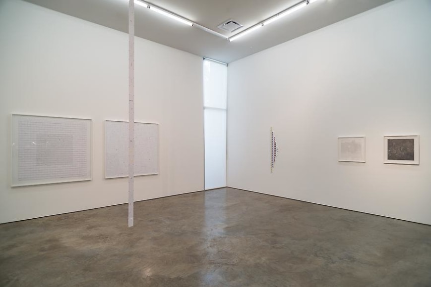 Marco Maggi, fanfold, Installation view, 2013.