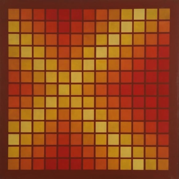 Manuel Espinosa, Nausica Las Rocas, Gerty Medow, c. 1977. Acrylic on canvas, 39.4 in. x 39.4 in.