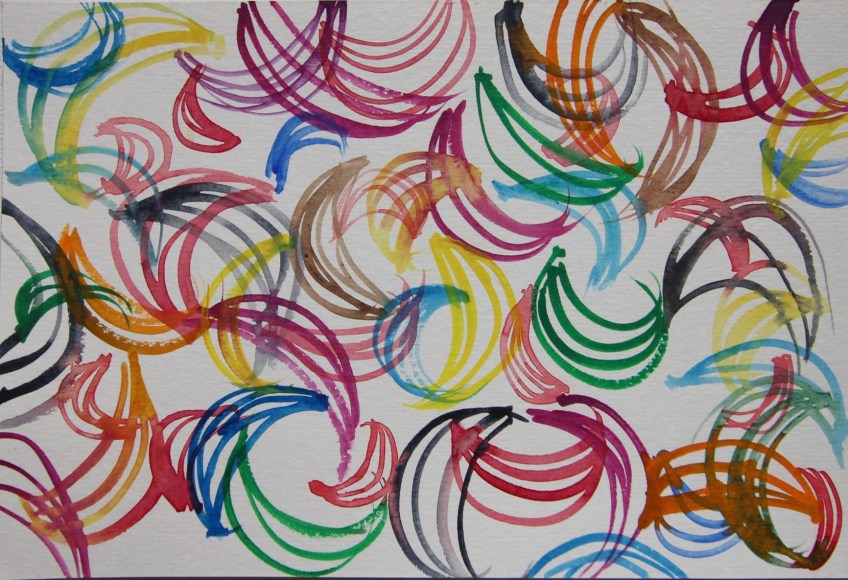 Graciela Hasper, Sin Titulo, [Untitled], 2019. Watercolor on paper, 6 x 9 in. (15.3 x 22.9 cm.)