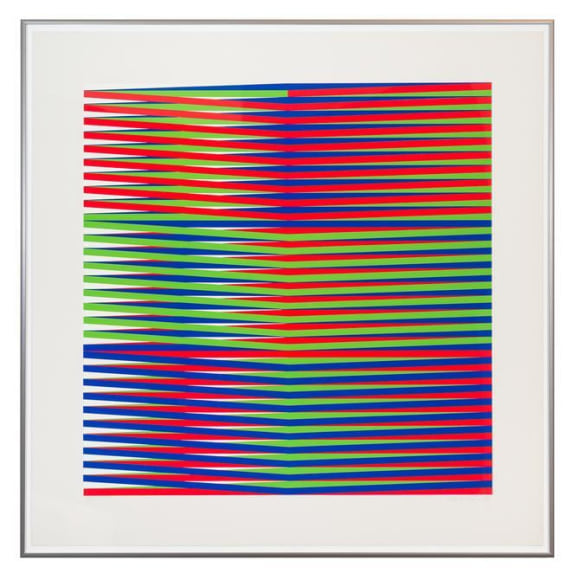 Carlos Cruz-Diez, Couleur additive, 1970-71. Silkscreen portfolio, 30 in. x 30 in. each, ed. 71/200.