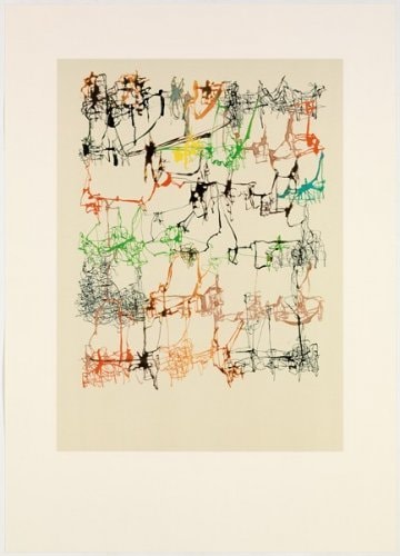 Le&oacute;n Ferrari, Untitled 5, 2008. Lithograph, edition 1/50. 70 x 50 cm.