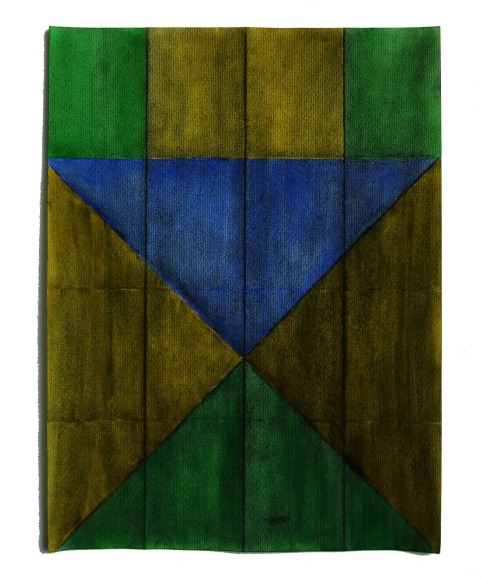 Sandra Monterroso,&nbsp;Composici&oacute;n del d&iacute;a #28, 2020. Watercolor, charcoal on paper, 12 15/16 x 17 5/16 in.