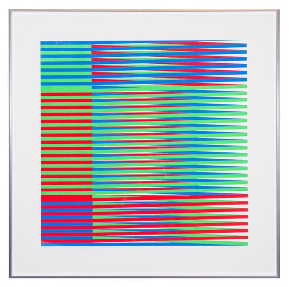 Carlos Cruz-Diez, Couleur additive, 1970-71. Silkscreen portfolio, 30 in. x 30 in. each, ed. 71/200.