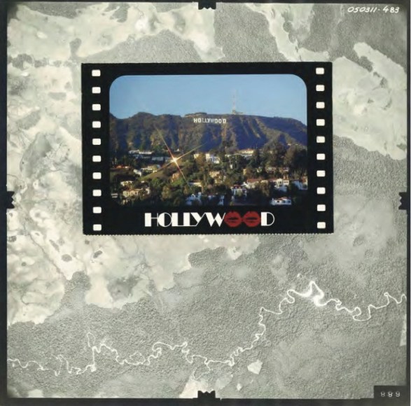 Claudia Perna,&nbsp;Fotograf&iacute;a satelital #6 [Satellite photography #6], 1988,&nbsp;Satellite photographs intervened,&nbsp;9 5/16 x 9 5/16 in. (23.7 x 23.7 cm.)