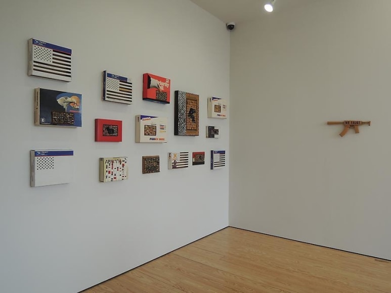 Miguel Angel R&iacute;os, Folding Borders, Installation view, 2013.