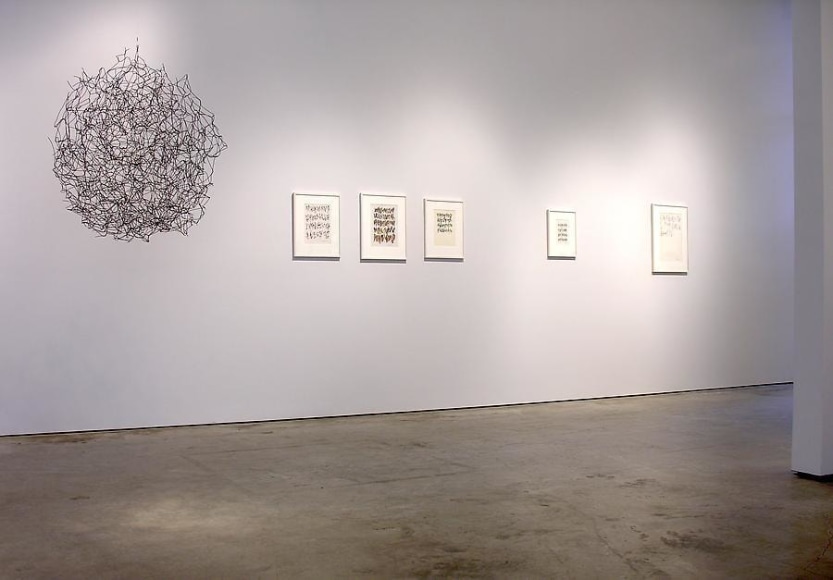 Le&oacute;n Ferrari, Sicardi Gallery installation view, 2009
