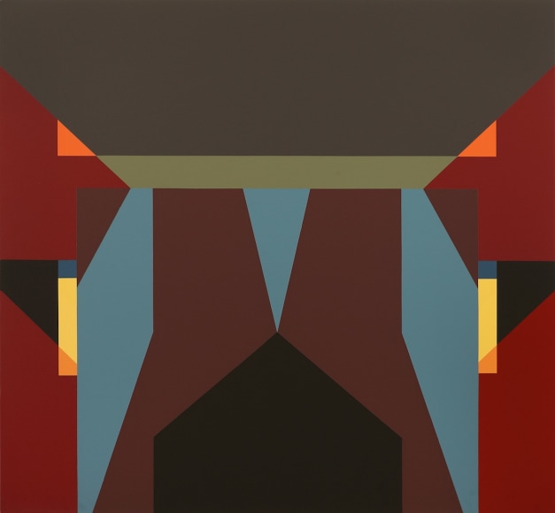 Fanny San&iacute;n, Acrylic No. 1, 2010, 2010,&nbsp;Acrylic on canvas,&nbsp;56 x 60 in. (142.2 x 152.4 cm.)