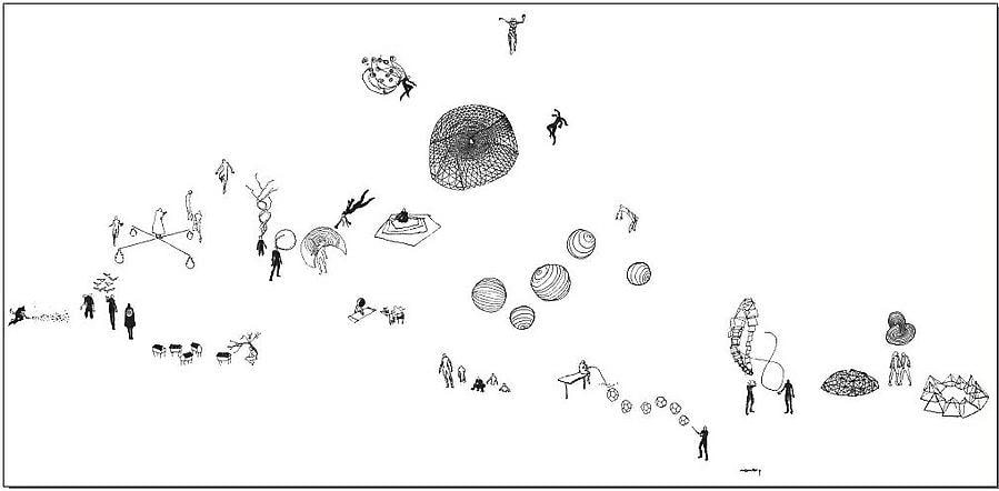 Cesar Gonz&aacute;lez, 2012, Adhesive vinyl, ink on wall, dimensions variable