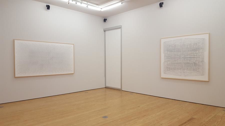 Exhibition, Pablo Siquier: Hostile, Installation view, 2016.