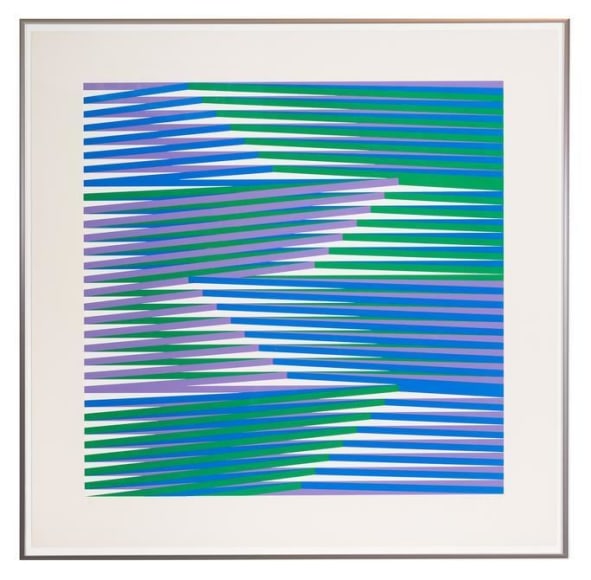 Carlos Cruz-Diez, Couleur additive, 1970-71. Silkscreen portfolio, 30 in. x 30 in. each, ed. 71/200.