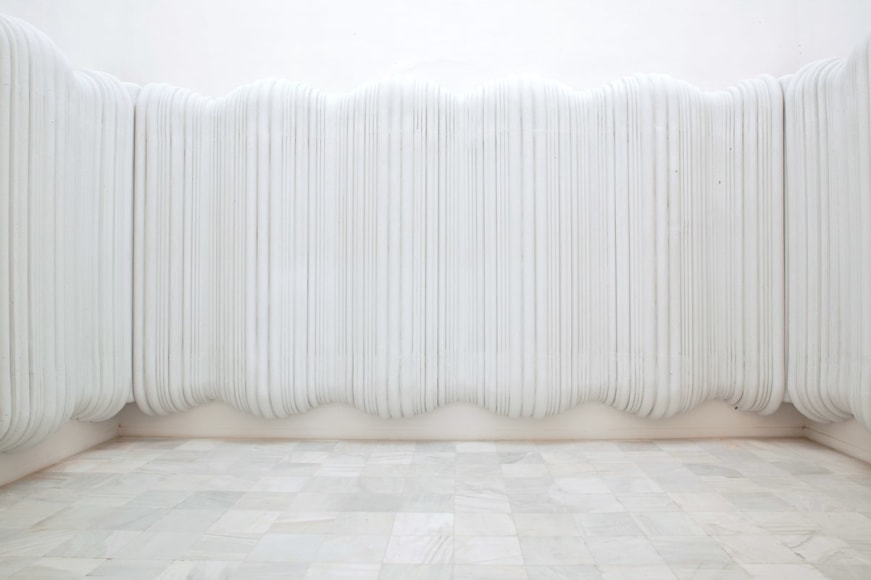 Pablo Siquier,&nbsp;Untitled, 2005,&nbsp;Expanded polystyrene on wall.&nbsp;Museo Nacional Centro de Arte Reina Sof&iacute;a, Madrid, Spain