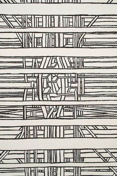 Pablo Siquier, Structure, Installation view, 2013.