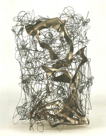 Le&oacute;n Ferrari.&nbsp;Sin T&iacute;tulo, 1964.&nbsp;Stainless Steel, Bronze and Copper,&nbsp;13 3/8 x 8 5/8 x 7 1/2 in. (34 x 22 x 19 cm.)