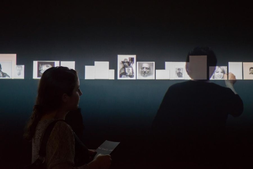 Oscar Mu&ntilde;oz, El Coleccionista, Installation view, 2016.