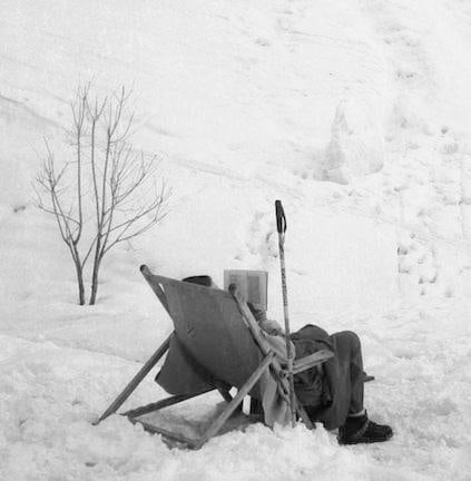 Geraldo de Barros, Autoportrait, Tyrol, Autriche,  1951/2014, Silver Gelatin Print, 11 13/16 x 15 15/16 in.