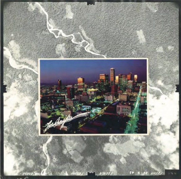 Claudia Perna,&nbsp;Fotograf&iacute;a satelital #7 [Satellite photography #7], 1988,&nbsp;Satellite photographs intervened,&nbsp;9 5/16 x 9 5/16 in. (23.7 x 23.7 cm.)