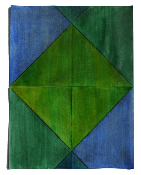 Cuarentena&nbsp;composici&oacute;n del d&iacute;a #44,&nbsp;2020,&nbsp;watercolor, charcoal on paper,&nbsp;12 15/16 x 17 5/16 in.