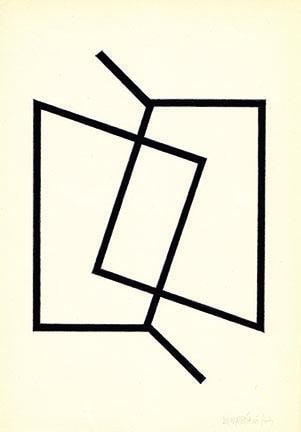 Hugo de Marziani, Untitled, 1963. Tempera on paper, 9.1 in. x 6.3 in.