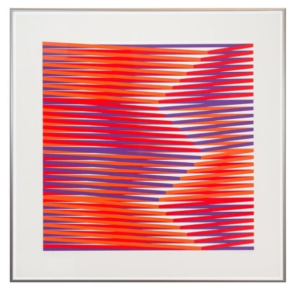 Carlos Cruz-Diez, Couleur additive, 1970-71. Silkscreen portfolio, 30 in. x 30 in. each, ed. 71/200.