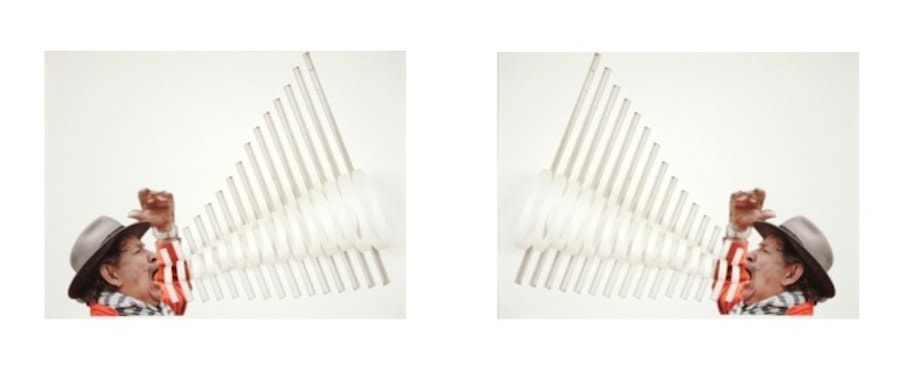 Miguel Angel R&iacute;os, META, 2012. Print on paper and cutouts, 13 in. x 16 in. x 5 in. each