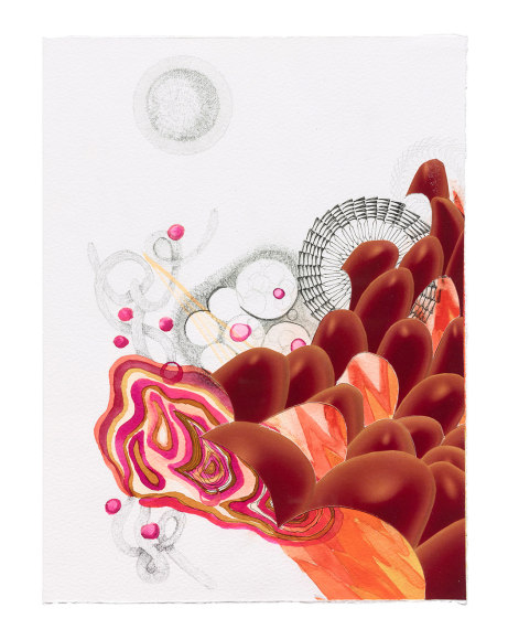 Melanie Smith, Collage 9, 2022. Collage, 11 1/4 x 8 3/8 in. (28.5 x 21.3 cm.)