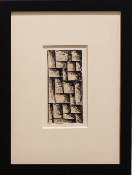 Jos&eacute; Gurvich, Untitled, 1946. Ink on paper, 6 x 2 3/4 in. / 15.2 x 7 cm.