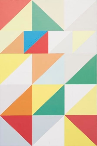 John Sparagana, Breather #4, 2016. Oil on linen over wood panel, 36 x 24 in. / 91.5 x 61 cm.