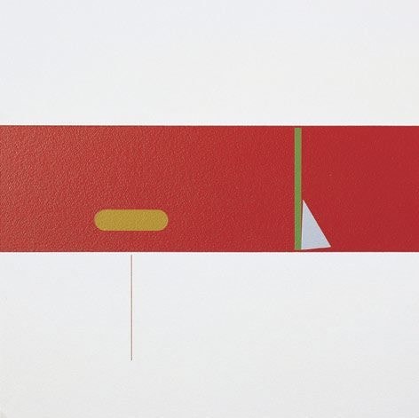 Antonio Liz&aacute;rraga, Desenho n&ordm; 495 - Estaca dimens&atilde;o triangular, 1998. German pigments on Arches paper, 15 3/4 x 15 3/4 in.