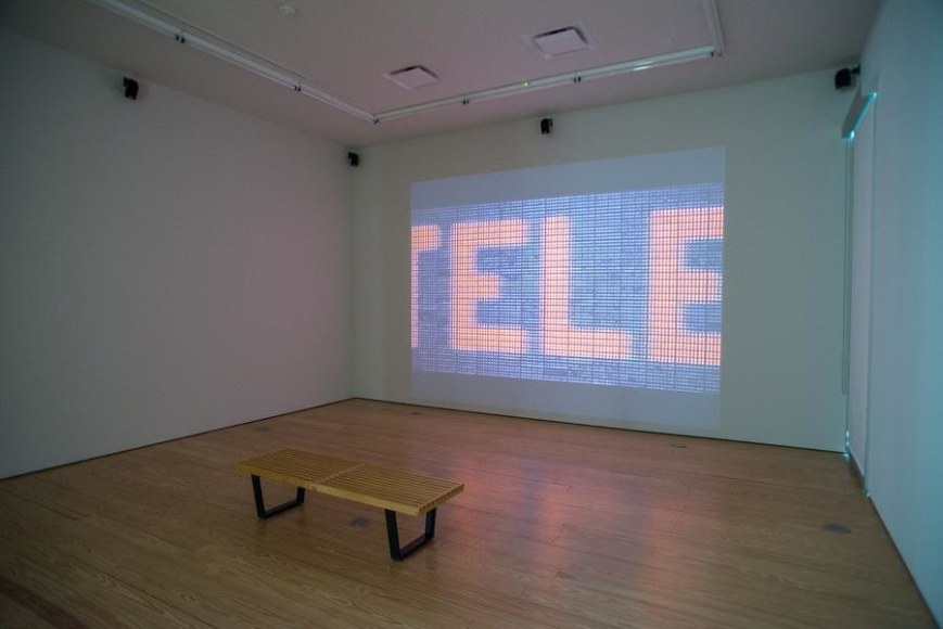 Melanie Smith, Project Video 2015, Installation view, 2015.