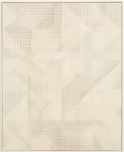 John Sparagana, Splendid Isolation (Forces at Work) Summer/Fall/Winter 2020 #26, 2020. Sliced and mixed printed matter on paper, 55 3/4 x 45 1/4 in.