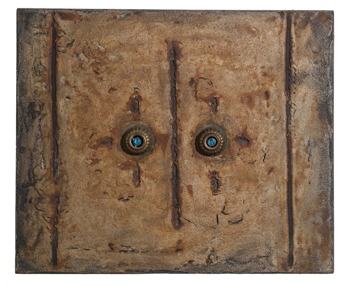 Elsa Gramcko, Comportamiento ante lo real [Behavior before the Real], 1966. Diverse materials and mixed media on wood, 19 5/8 x 23 5/8 in.&nbsp;(50 x 60 cm.)