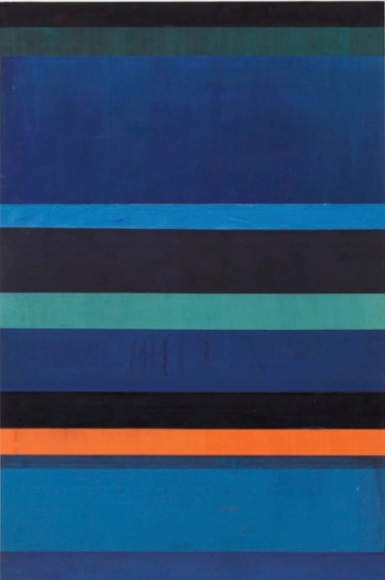 Gabriel de la Mora&nbsp;(b. 1968, Mexico). MCI / 12 I f. 2015. Discarded offset printing rubber blankets, wood mounting. 35 7/16 x 23 5/8 x 1 9/16 in. / 90 x 60 x 4 cm.&nbsp;