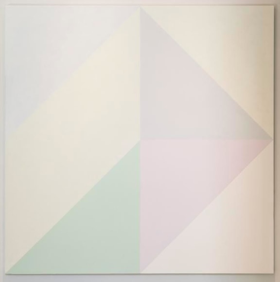 John Sparagana, Breather #12, 2017. Oil on canvas, 60 x 60 in. / 152.4 x 152.4 cm.