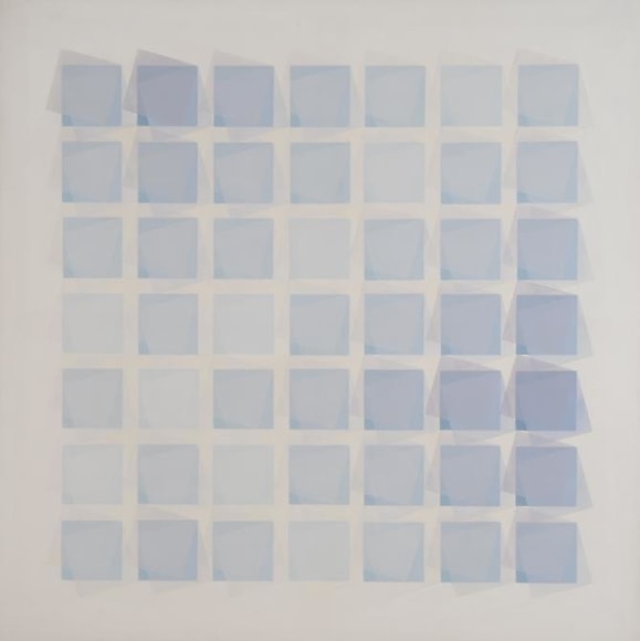 Manuel Espinosa, Asyeran, 1974, Acrylic on canvas, 47 1/4 in. x 47 1/4 in.