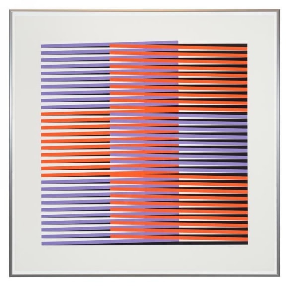 Carlos Cruz-Diez, Couleur additive, 1970-71. Silkscreen portfolio, 30 in. x 30 in. each, ed. 71/200.