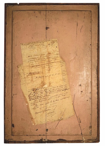 Alejandro Otero, Fait en double, 1962. Collage on wood, 15 1/2 x 23 in.