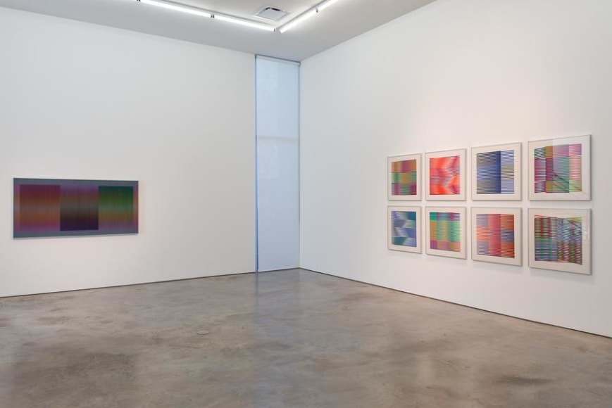 Carlos Cruz-Diez, A Chromatic Condition, Installation view, 2015.