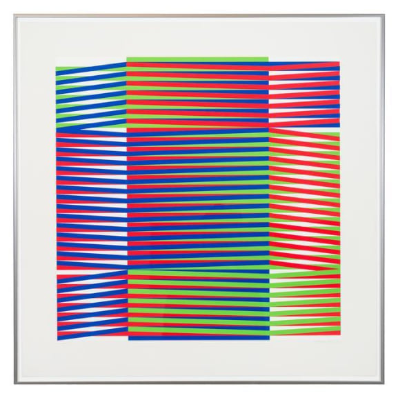 Carlos Cruz-Diez, Couleur additive, 1970-71. Silkscreen portfolio, 30 in. x 30 in. each, ed. 71/200.