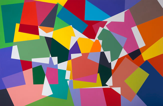 Graciela Hasper, Sin Titulo (Untitled) B, 2011. Acrylic on canvas, 74 25/32 x 114 5/32 in. (190 x 290 cm.)