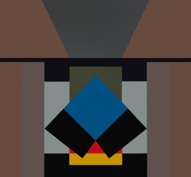 Fanny San&iacute;n, Acrylic No. 2, 2016, 2016,&nbsp;Acrylic on canvas,&nbsp;48 x 52 in. (121.9 x 132.1 cm.)