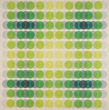 Manuel Espinosa, C. 127, c. 1970, Oil on canvas, 49 3/16 in. x 49 3/16 in.