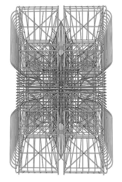 Pablo Siquier, 1307, 2013. Charcoal on paper drawing. 82 11/16 in. x 53 1/8 in.